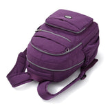 Women Backpack Waterproof Nylon School Bags for Teenager Girls Multi-Function Preppy Style Backbag