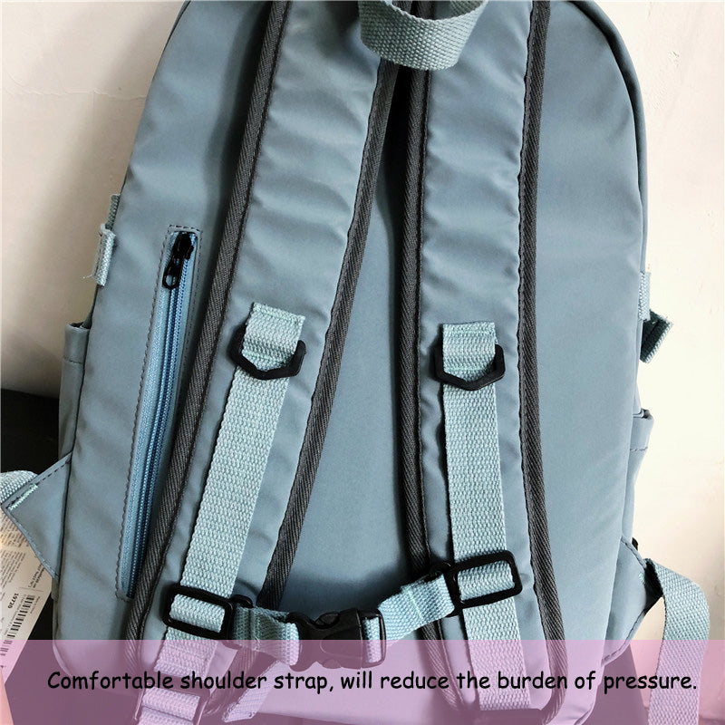 Kylethomasw Large Capacity Women Backpack Fashion Schoolbag Backpacks for Teenager Girls Female High School College Student Book Bags Female