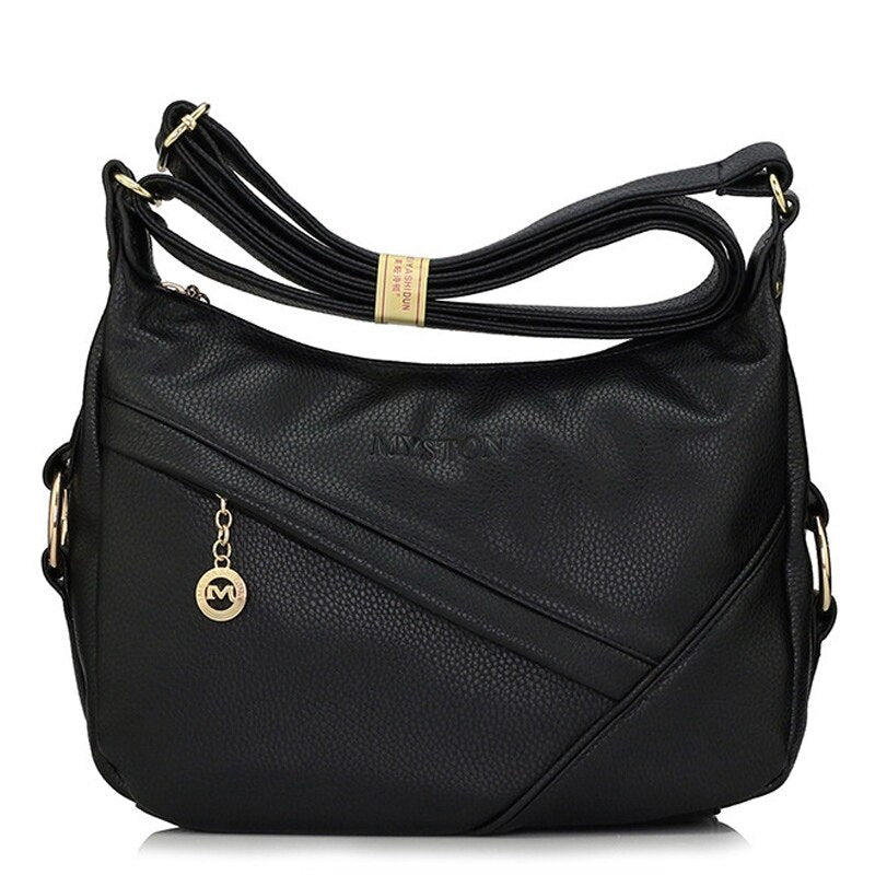 Fashion Soft Leather Women Handbag Bag Solid Zipper High Quality Female Bag Casual Women Messenger Shoulder Bags Bolsa Femininas