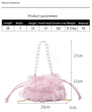 Soft Leather White Crossbody Bag for Women Sweet Elegant Acrylic Chain Wedding Handbag Small Shoulder Messenger Bag ZD1744