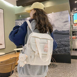 New Lovely Multifunctional Backpack Teenage Girl Portable Travel Bag Female Small Schoolbag Japanese Bag Women Backpacks Kawaii
