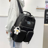 Kylethomasw Harajuku Teenage Girl Male School Bag Female Men Travel Backpack Women Book Boy Bag Nylon Ladies Fashion Laptop Backpack Student