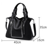 Kylethomasw   Soft Leather Tote Bag High Quality Women Bag Casual Ladies Shoulder Messenger Bag Main Luxury Ladies Messenger Shopping Bag