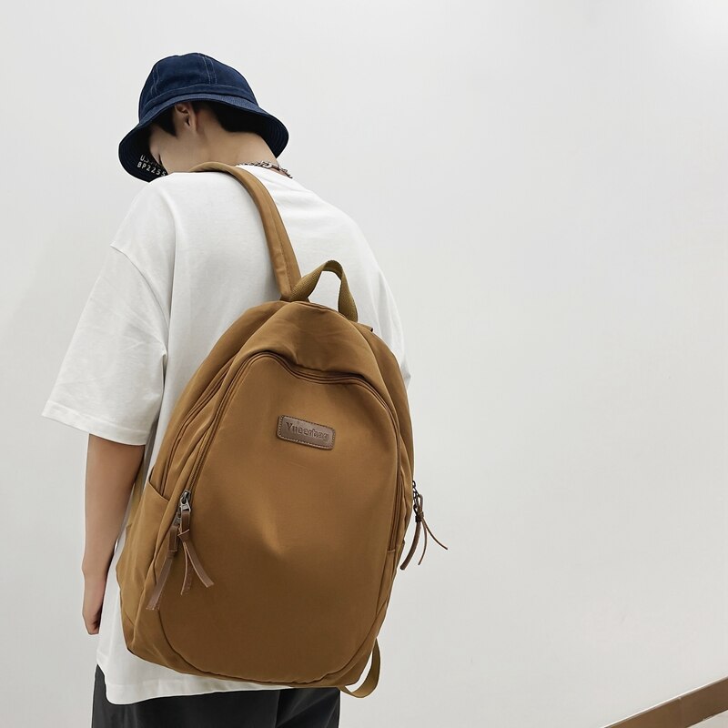Vintage Canvas Women Backpack Female Casual Daily Travel Bag High Quality Schoolbag for Teenage Girls Boys Book Knapsack