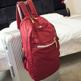 Kylethomasw Fashion Travel Large-Capacity Backpack Unisex Simple Casual Waterproof Backpacks Men Women Portable Shoulder Bag