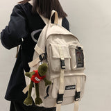 Student Travel Mesh Female Backpack College Women Boy Nylon School Bag Men Girl Cool Laptop Backpacks Fashion Lady Book Bag Male