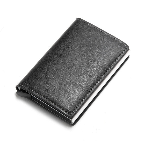 Aluminum Metal Credit Business Mini Card Wallet 2021  Man Women Smart Wallet Business Card Holder Rfid Wallet