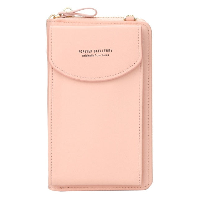 2021 Women Wallet Famous Brand Cell Phone Bags Big Card Holders Handbag Purse Clutch Messenger Shoulder Long Straps