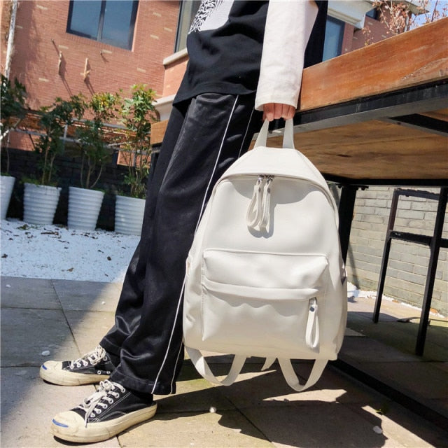 DIEHE Fashion College School Bag Backpacks for Women Striped Book Packbags for Teenage Girls Men Travel Shoulder Bags Rucksack