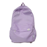 Kylethomasw New Waterproof Nylon Women Backpack Female Travel Bag Backpacks Schoolbag for Teenage Girls Solid Color Bookbag Mochila Bookbag